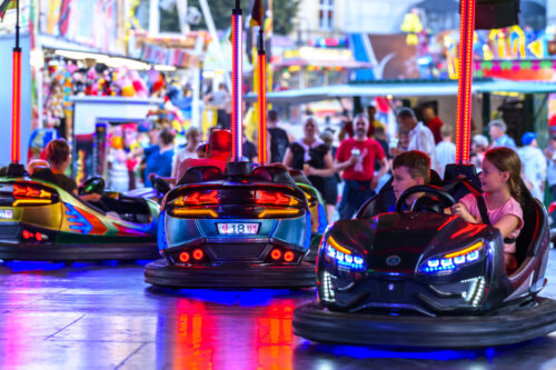 Auto-Scooter in Bad Freienwalde zum Altstadtfest