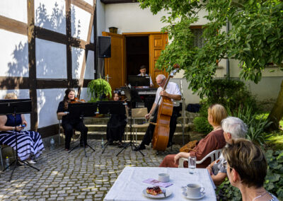 Kammermusik bei der Konzerthalle zum Altstadtfest in Bad Freienwalde