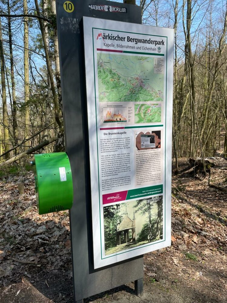 Playnetic-Station an der Kapelle in Bad Freienwalde